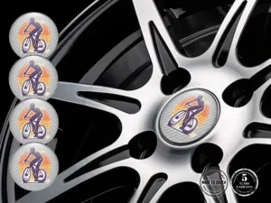 Badge Ruota Stile Premium Cupola Drift Veicoli